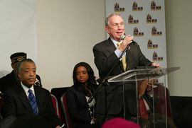 Mayor Bloomberg speaks at National Action Network’s MLK Day event